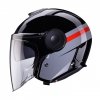 CABERG KASK JET Z BLENDĄ SOHO ZEPHYR CZARNY/SZ/CZE